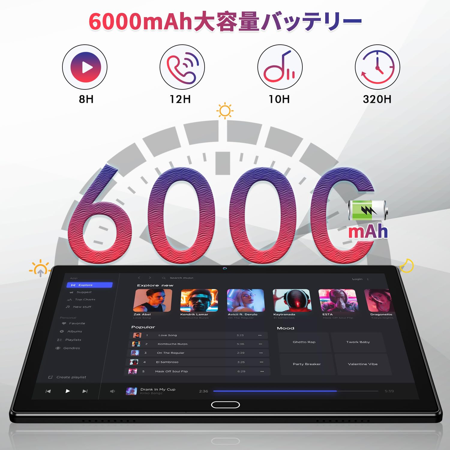 【新品】FEONALタブレット　フルセット FEONAL Androidタブレット